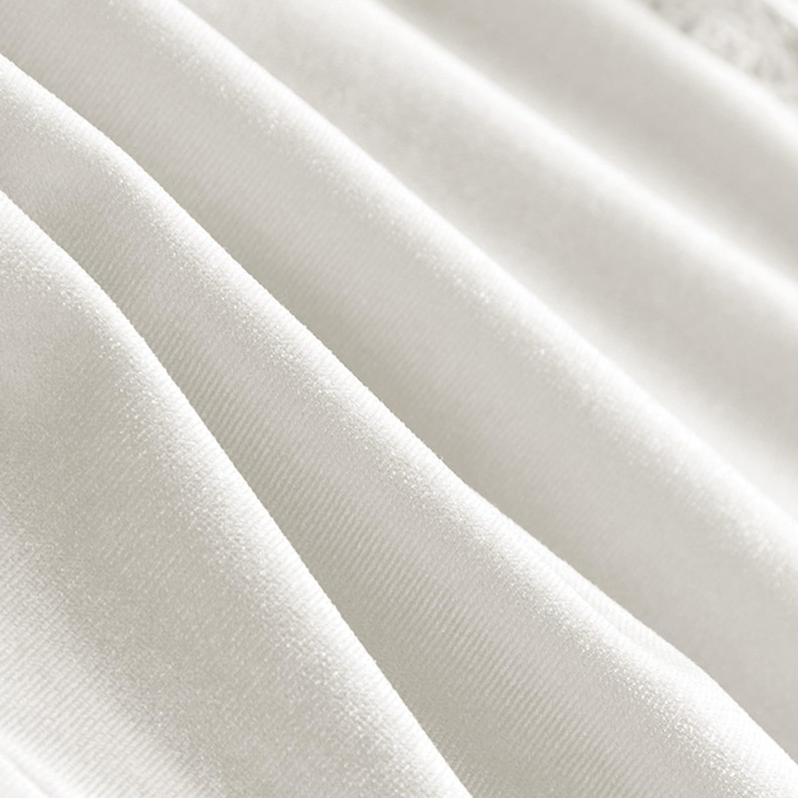 Generico Pigiama Lungo Donna Autunno，Elegante Set Pigiama Donna con Scollo a V e Decorazioni in Pizzo per Un Confort Domestico Lussuoso e Indimenticabile