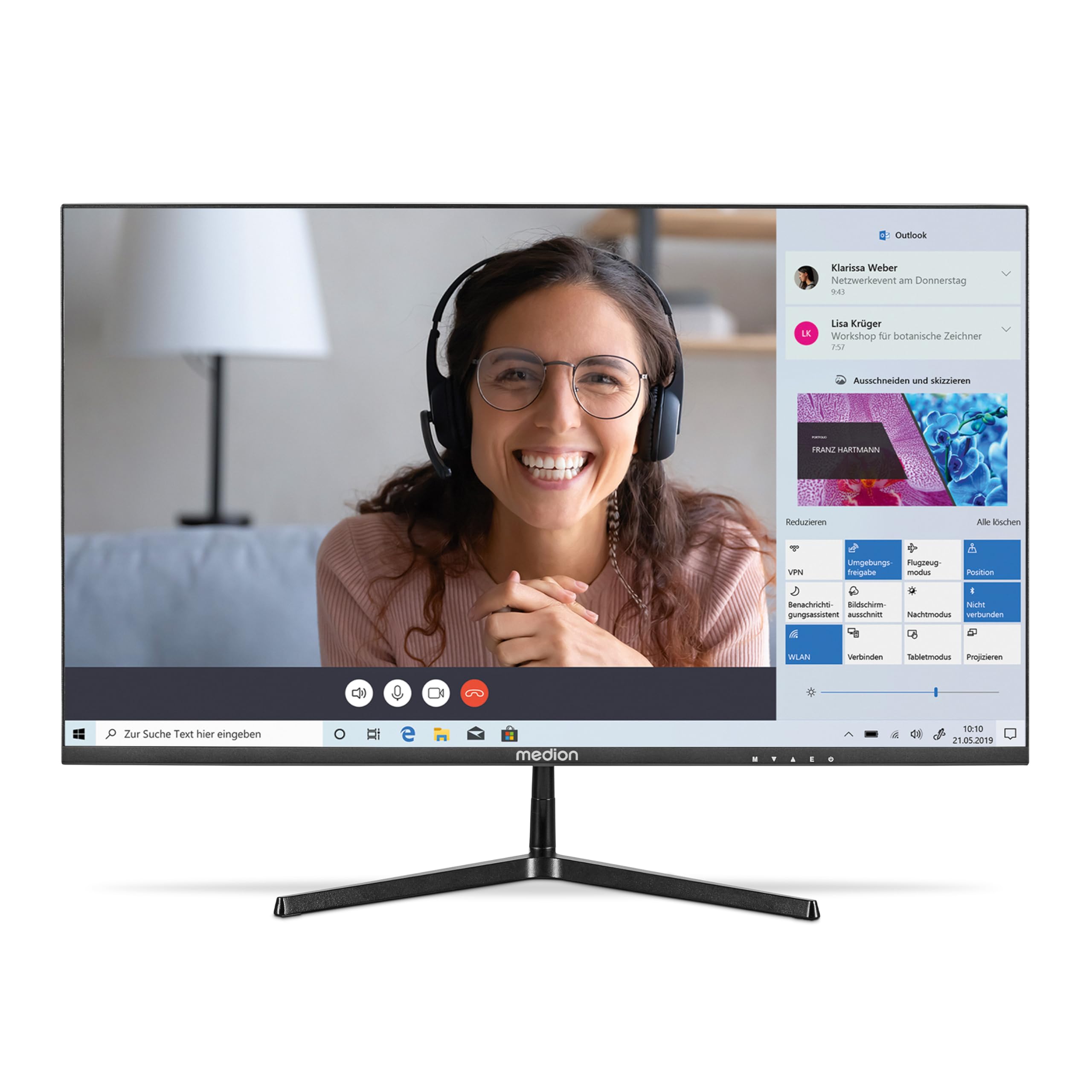MEDION PC Monitor 24 Zoll Computer & Zubehör