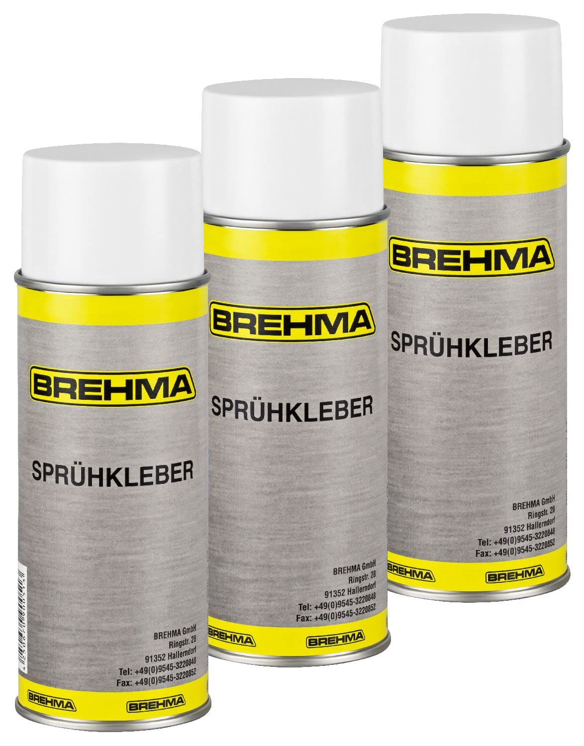 24x BREHMA Sprühkleber extra Stark Kontaktkleber mit Griff