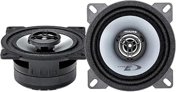 Alpine 4958043515554 Electronics Way Speaker, 10cm Size, 180W