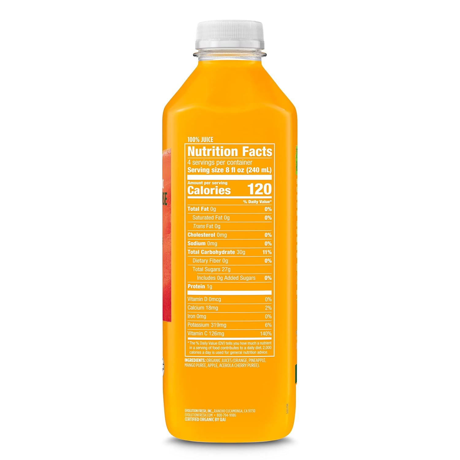 Cold-Pressed Fruit Juice Smoothie 