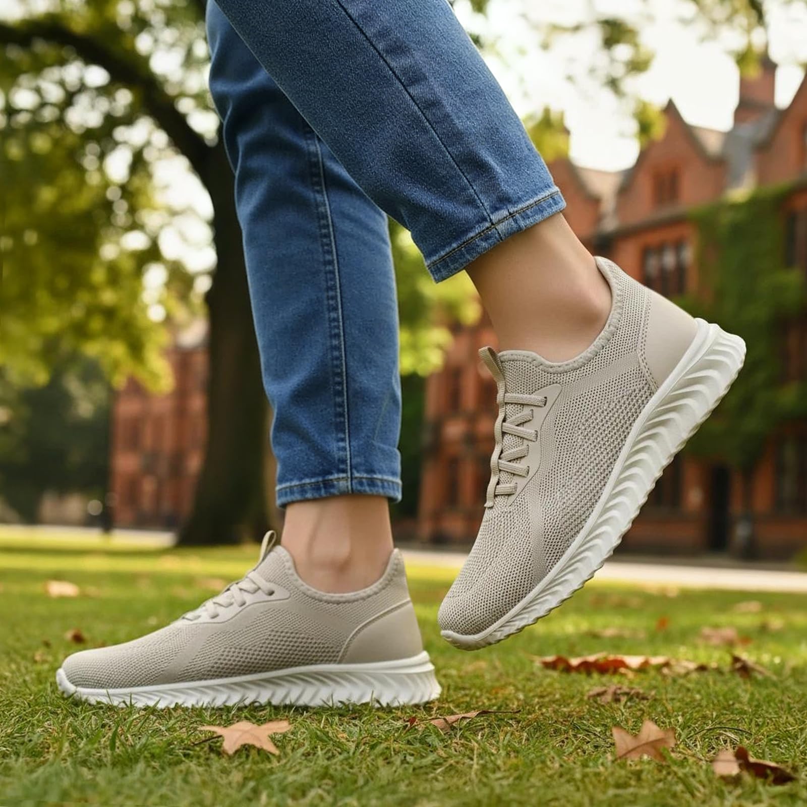 STQ Zapatillas deportivas para mujer, cómodas y ortopédicas para el trabajo, ligeras, para caminar o ir al gimnasio