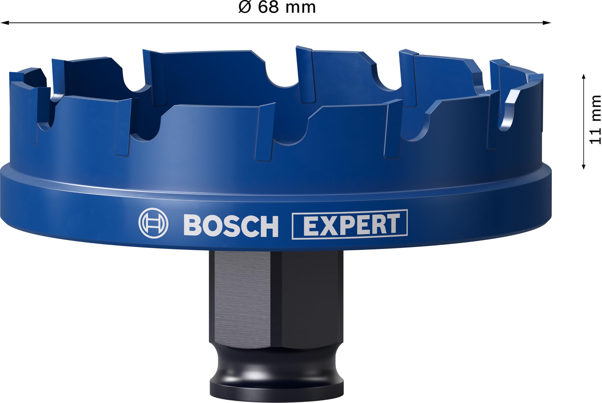 Bosch Professional 1 x Sierras de corona Expert Sheet Metal, para Láminas de acero, Láminas de acero inoxidable, 68 mm, Accesorios Taladro de impacto rotativo
