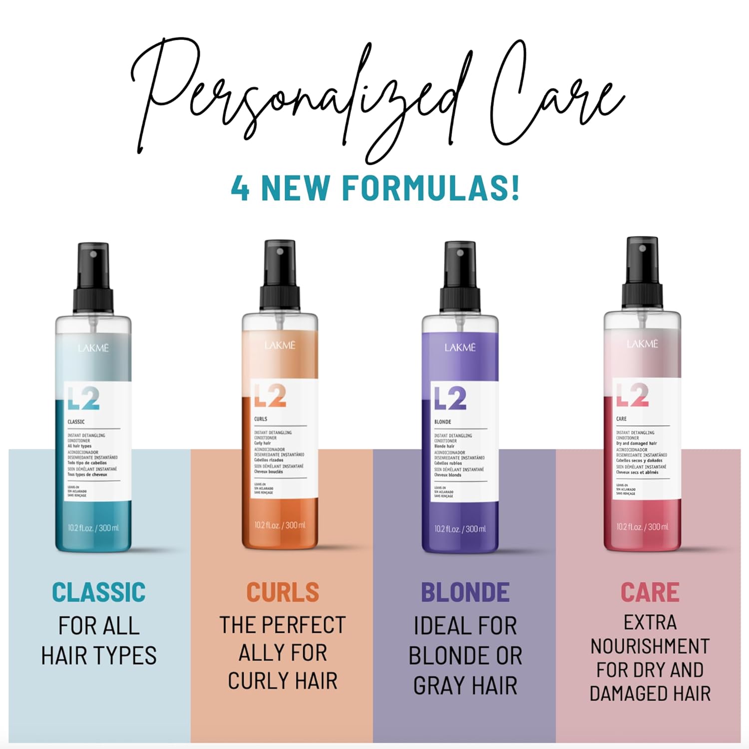 Lakmé Travel Size L2 Classic Bi Phase Conditioner, Detangling Spray for Hair, Leave In Conditioner Spray For All Hair Types - Image 7