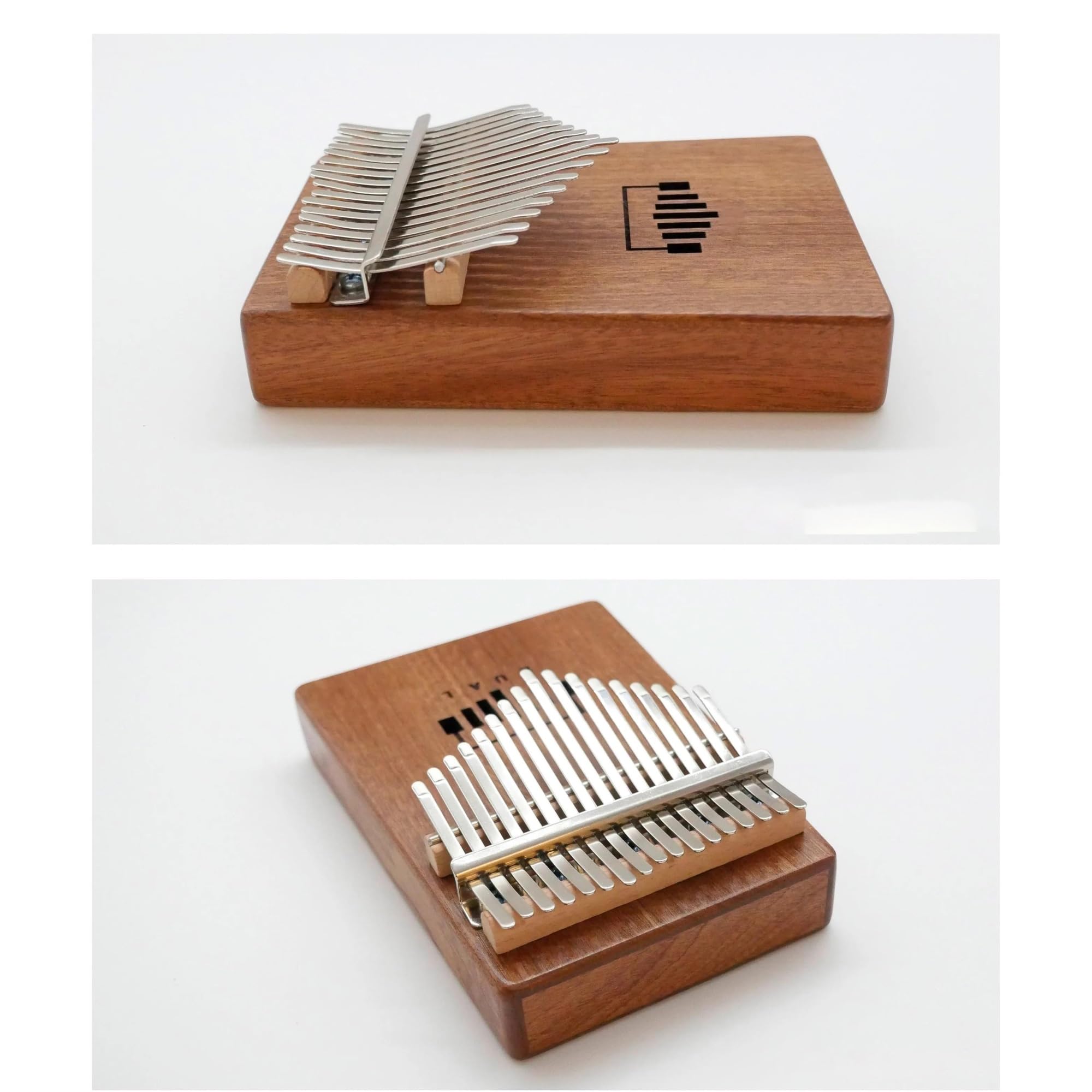 Kalimba Kalimba Cuerpo Acústico 17 Teclas Caja Kalimba De Madera Sapele Y Partituras Con Orificio De Sonido