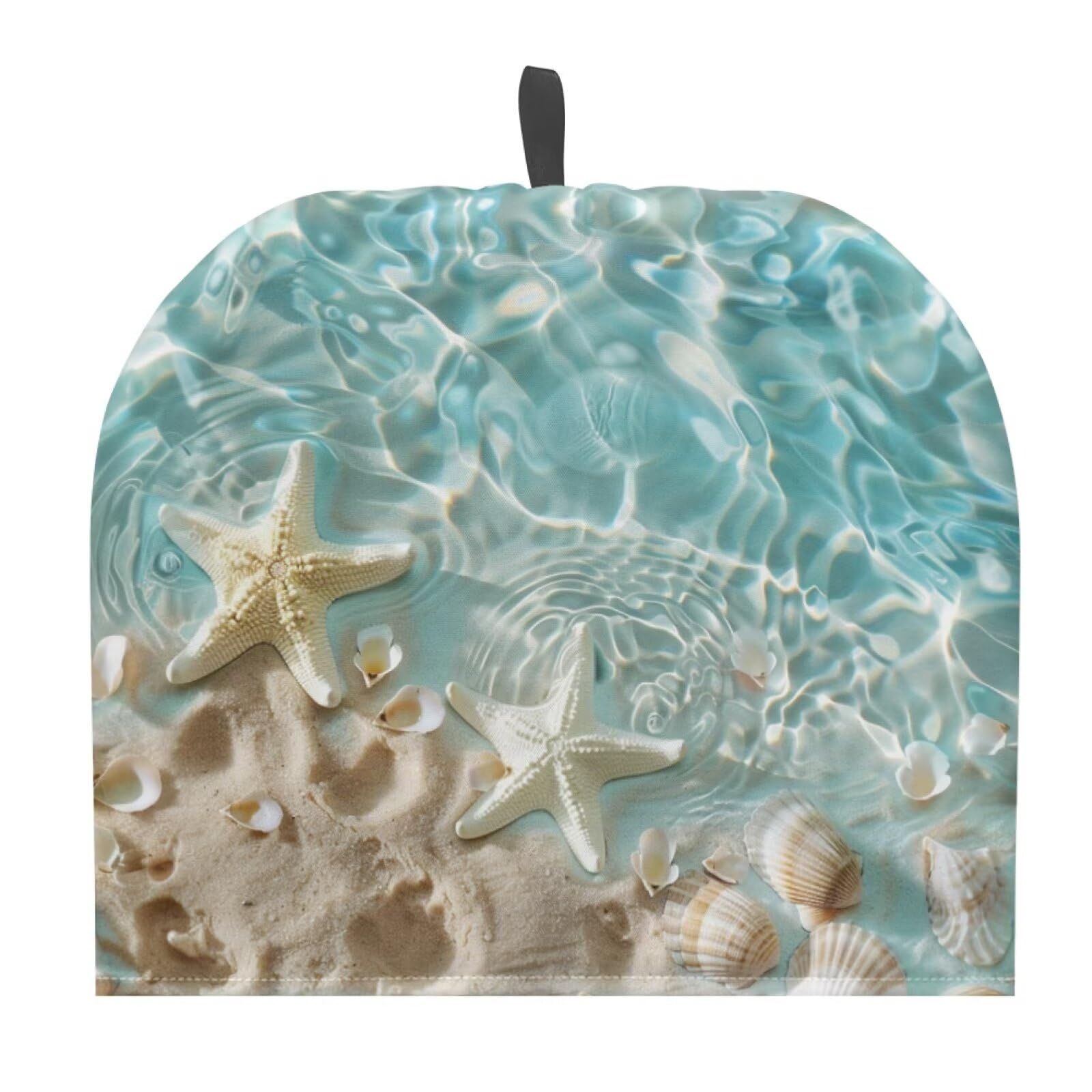 Hudotybom Beach Starfish Tea Cozy for Teapot - Insulated Large Teapot Cover to Keep Warm Tea Kettle - Machine Washable Coffee Pot Cloth - Kitchen Home Decorations