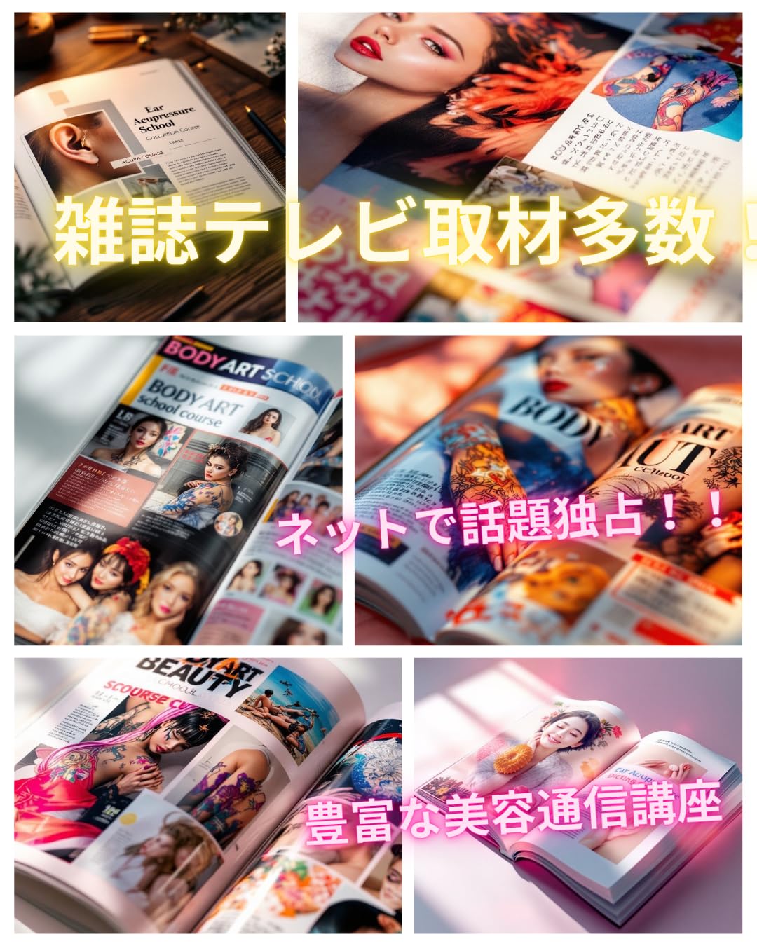 Amazon.co.jp: ≪通信講座≫ボディジュエリー認定講師資格を取得