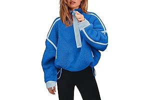 Cozy Half-Zip Sherpa Fleece Pullover: Your Winter Warmth Haven