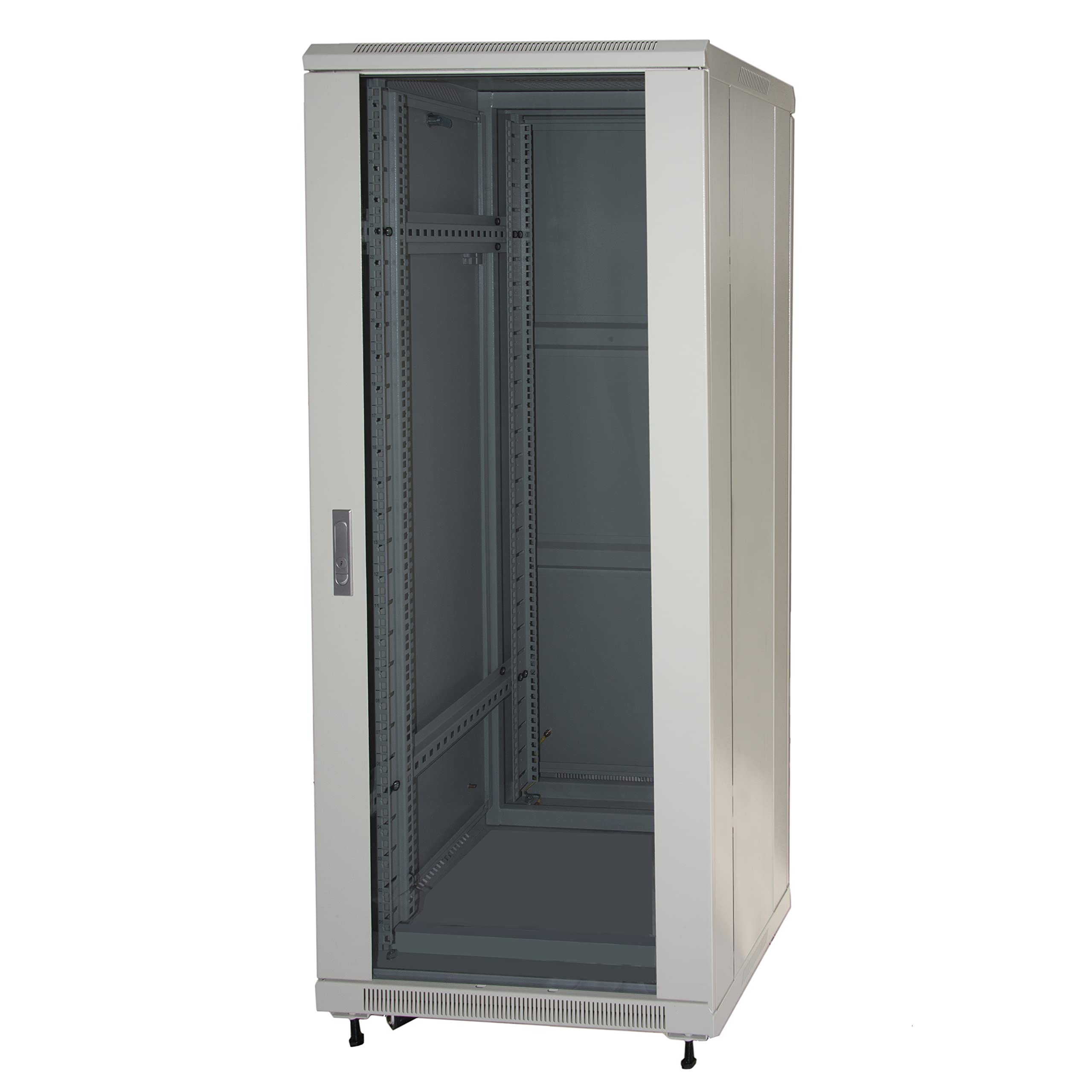 LINK ARMADIO RACK 19" 27U (A) 1388 (L) 600 (P) 600 COLORE GRIGIO PORTA VETRO
