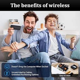BFTDjanus Wireless Controller Mini Controller for Retro Games - Vintage Gamepad with Hall Effect Sticks, 1000Hz Polling Rate | Plug & Play for PC ISO Android