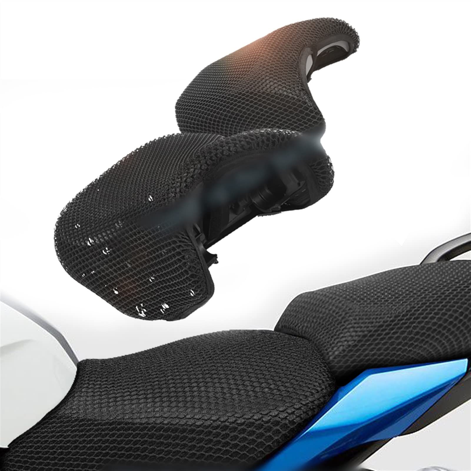 3D Mesh Fabric Motorbike Saddle Mesh Mat For BMW R1250RS R1250R R1200RS R1200R LC R 1200RS Motorcycle Cushion Seat Cover