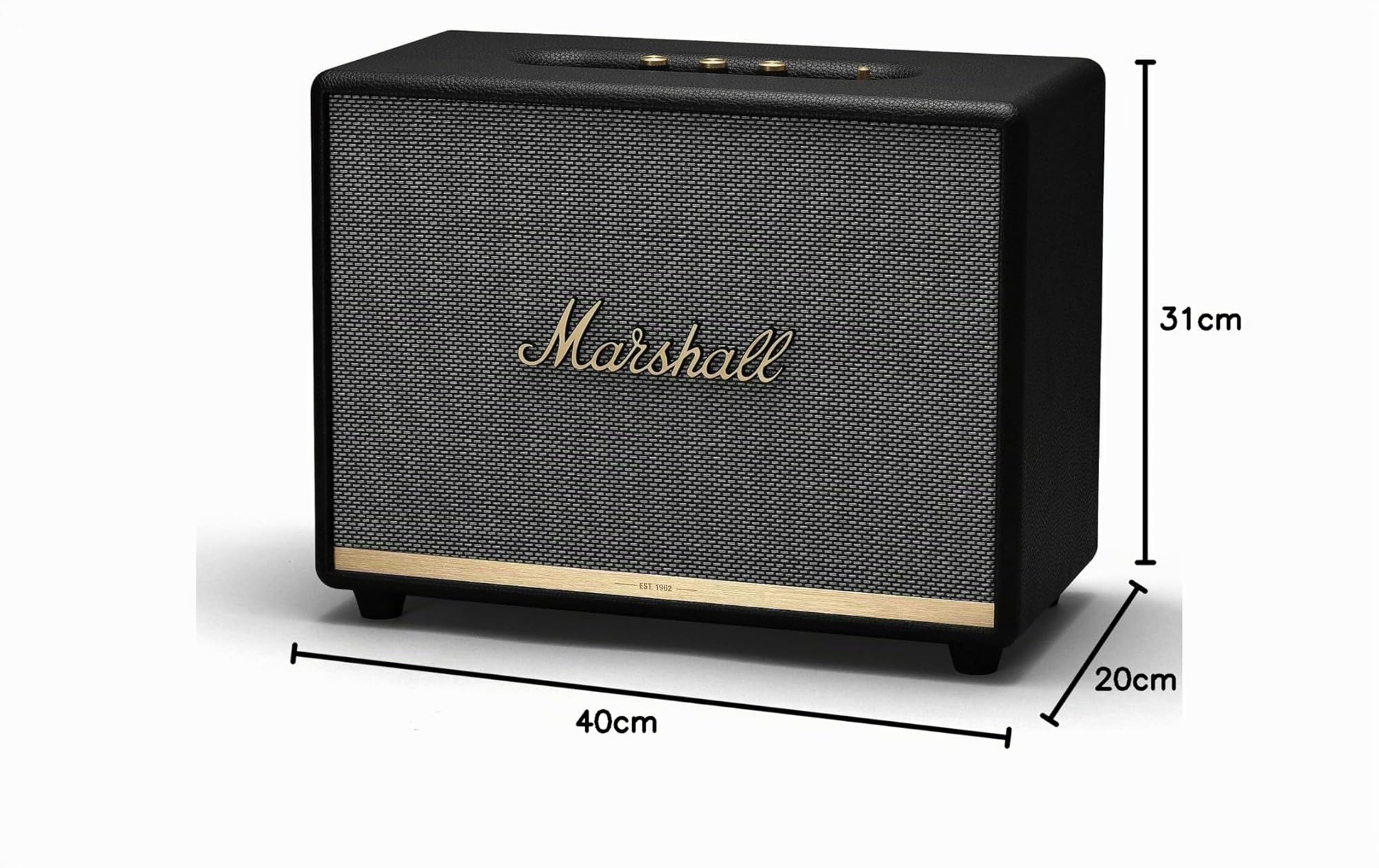 Marshall Worburn II Bluetooth Lautsprecher - schwarz (UK)