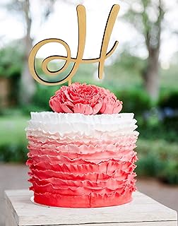 Amazon Fr Initial Cake Topper Cuisine Et Maison