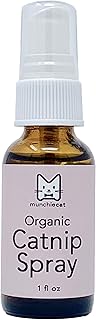 munchiecat Organic Catnip Spray for Cats, USA Grown, Potent Liquid Cat Nip in 1fl oz