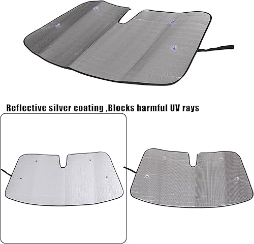 Miniatura 6 de Parasol para parabrisas de automóvil compatible con BMW X5 X6 X7 2019-2025, parasol para ventana delantera, visera solar reflectante plegable,