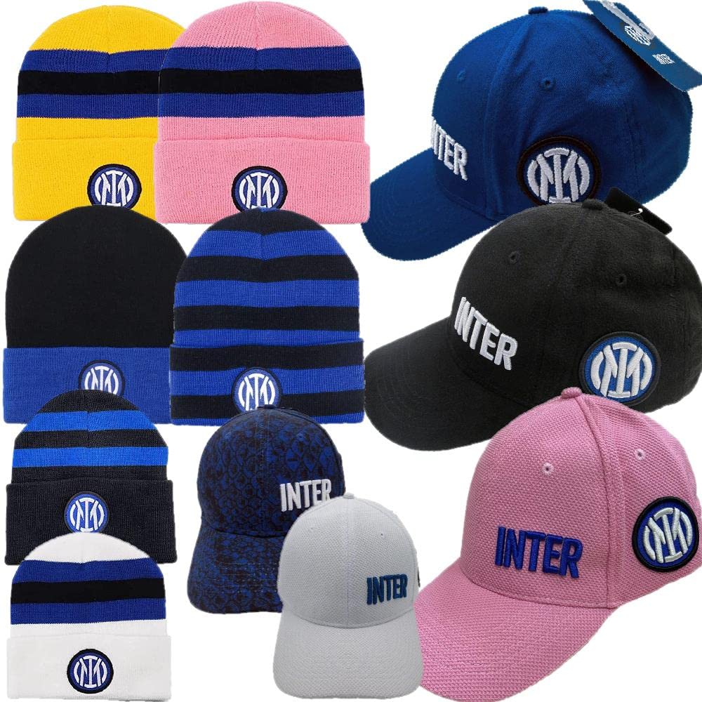 Berretto Invernale Inter Ufficiale - Nero E Azzurro - 100% Acrilico - Per Tifosi - Foto 12