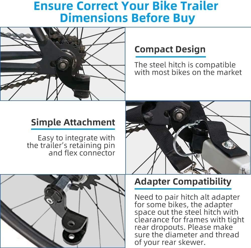 Trailer Coupler Bicycle Attachment Connector Image