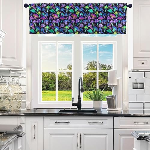 Miniatura 8 de Cortinas de cenefa de dragón, cortinas de ventana de galaxia, cenefas opacas de estrella de nebulosa, safari, vida silvestre, cortinas opacas con