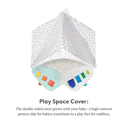 Miniatura 11 de LOVEVERY El gimnasio de juego | Ganador de premios para bebés, gimnasio de actividades de desarrollo basado en escenarios y tapete de juego para