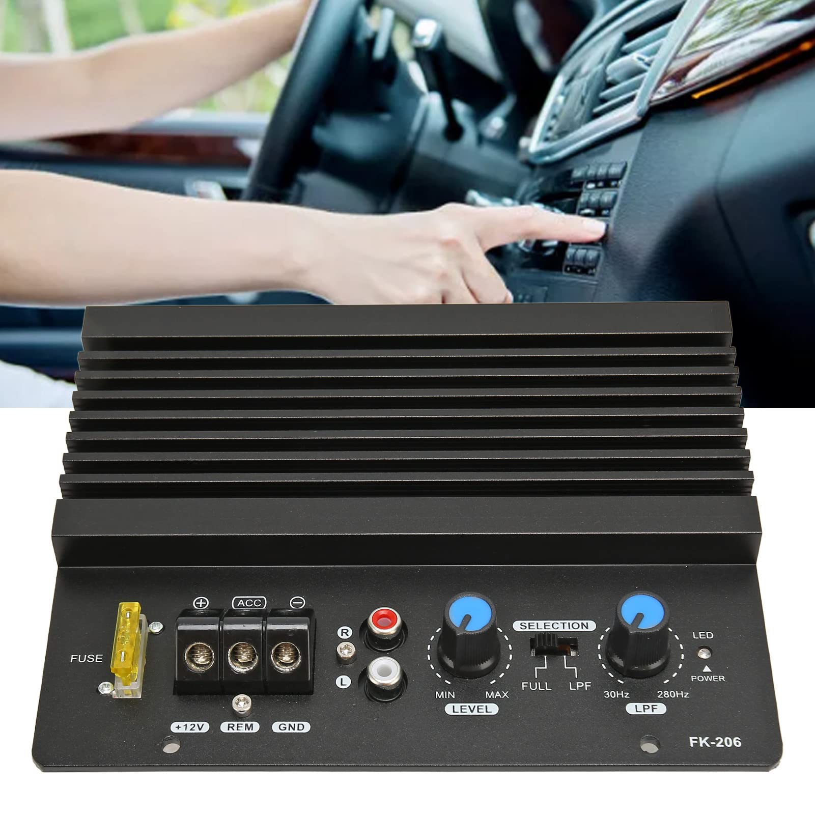 Amazon | デジタルアンプボード、車用12Vオーディオアンプボード
