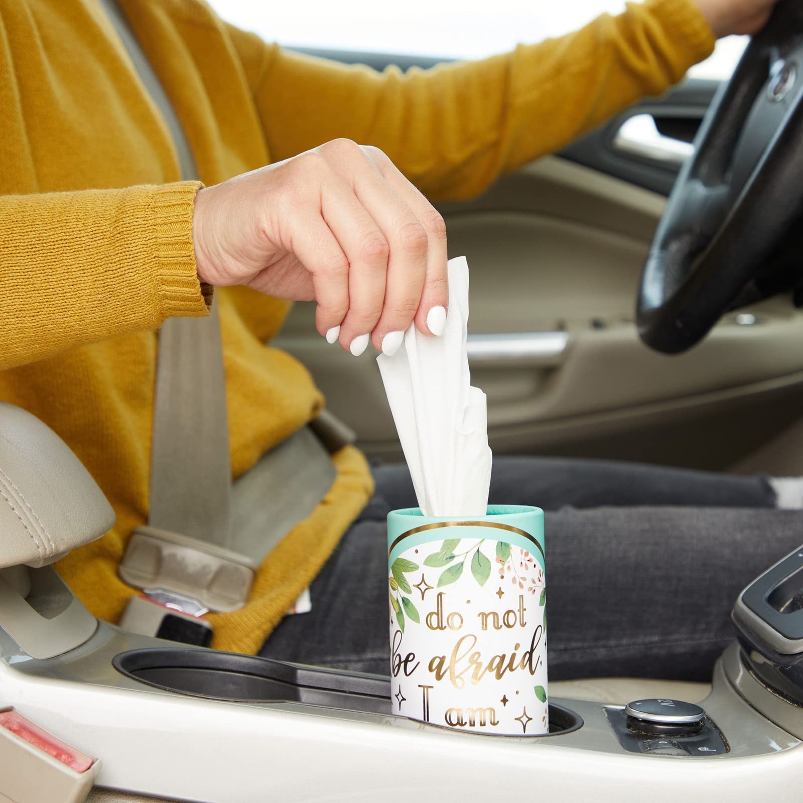 Amazon.com: Zodaca 8-Pack Car Tissues Cylinder Boxes - Round