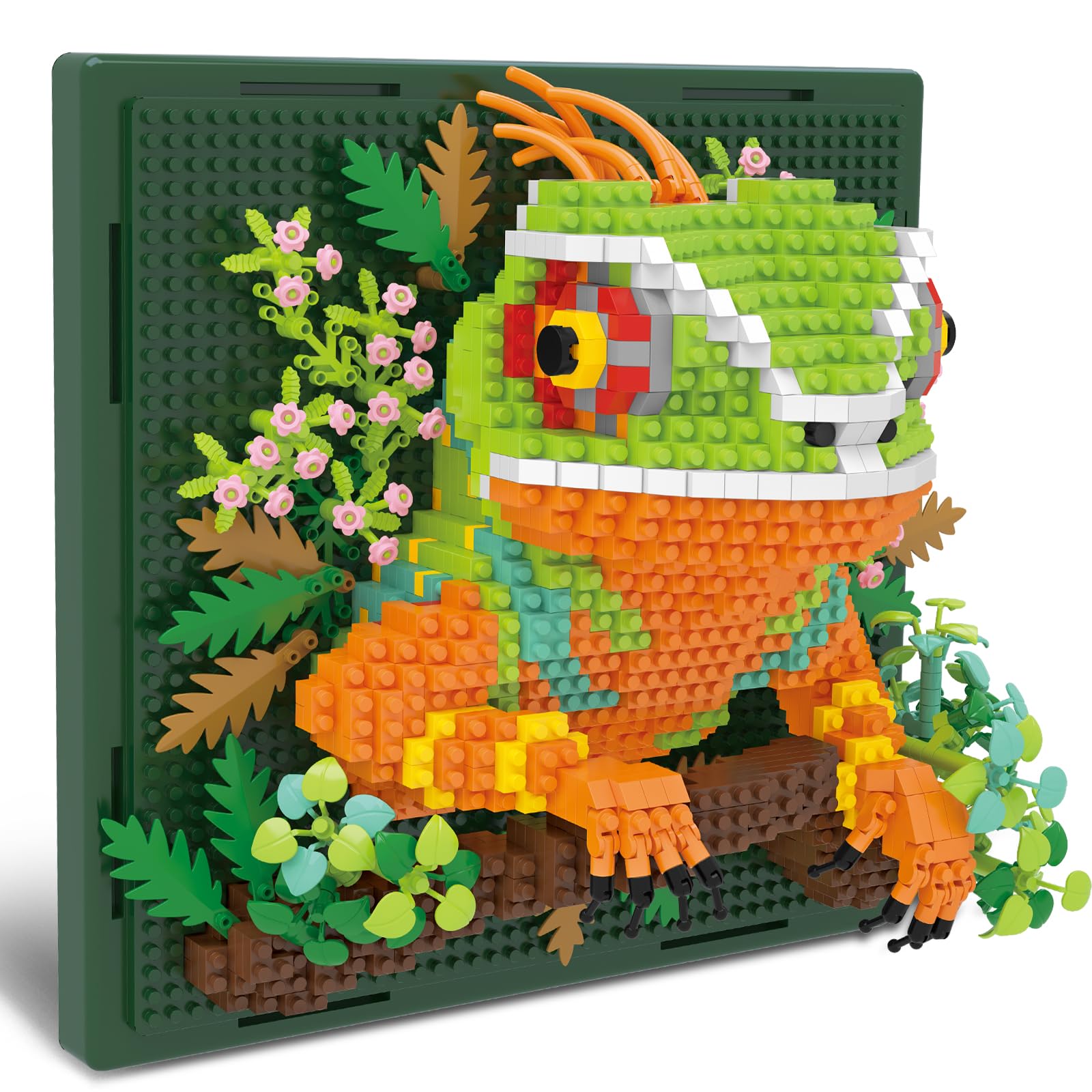 Amazon.com: BseSparklion Chameleon Animal 3D Wall Art Micro Mini