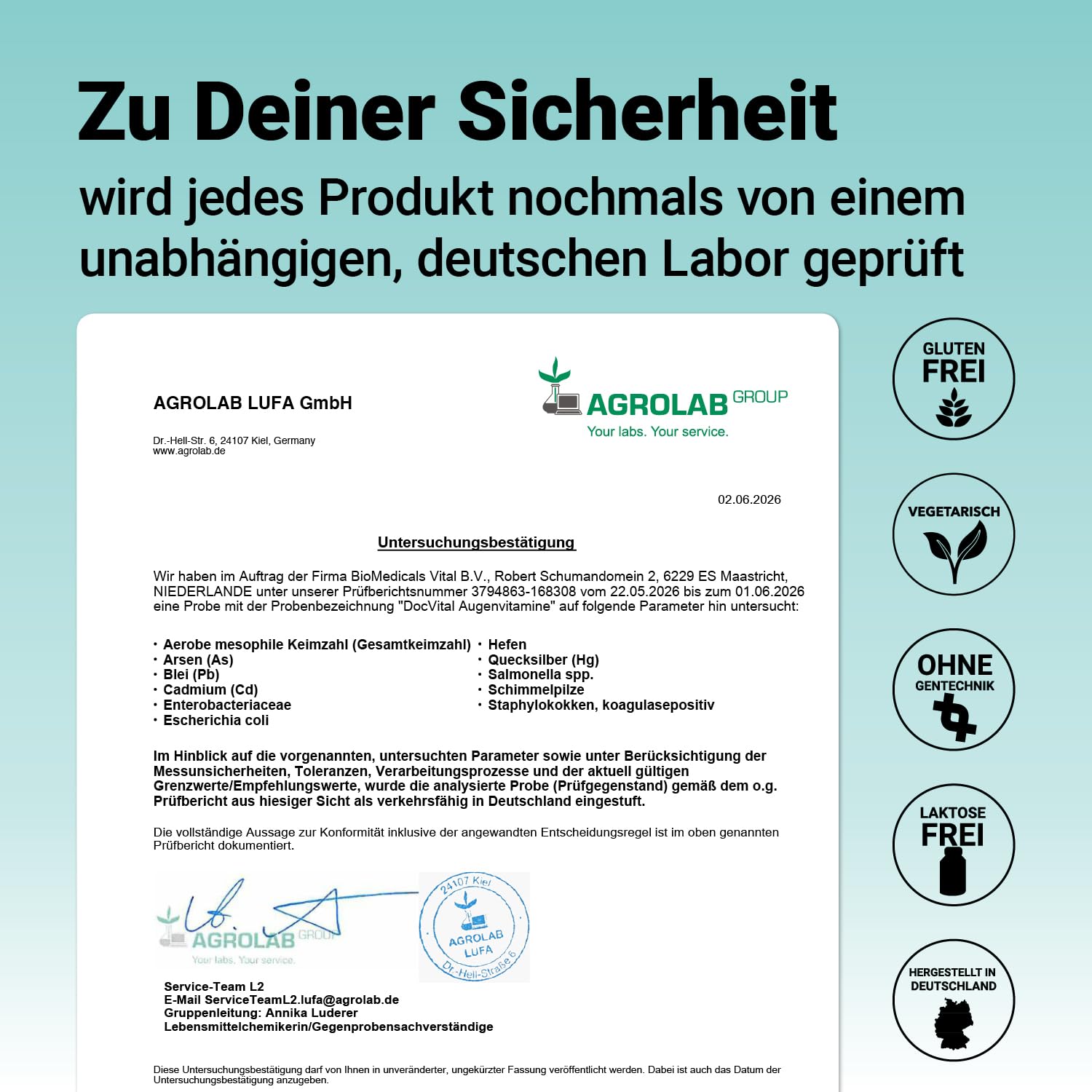 Augenvitamine hochdosiert: Lutein Zeaxanthin Kapseln mit Vitamin A - 4 Monatsvorrat - Augenstark Vital Komplex – mit Vitamin A und B2 zur Erhaltung normaler Sehkraft