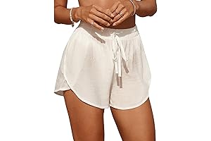 Women's Sheer Shorts Cover Up
