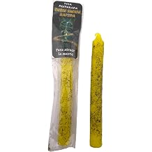 HOSTENATURA | Prepared Candle Ritualized Double Fast Luck 18 cm | Esoteric Candle for Luck, Fortune and Opportunities | Spiritual Ritual