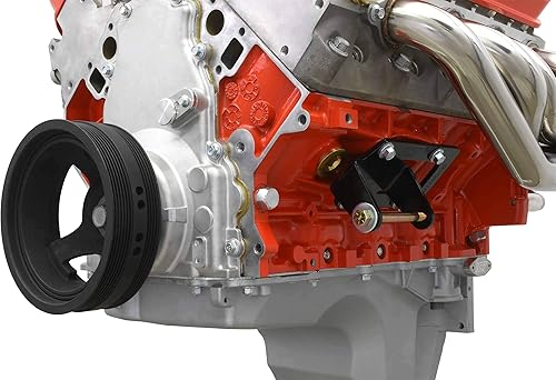 Miniatura 6 de ICT Billet 1975 a 1987 SBC a LS Swap Soporte de motor Adelante 1.75 pulgadas Soporte de cubierta de acero Conversión de motor Acabado recubierto de