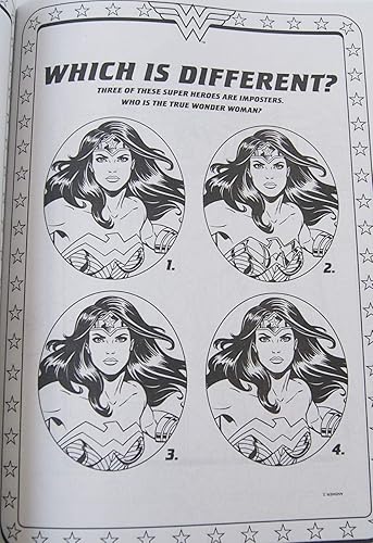 Miniatura 2 de Wonder Woman - Libro para colorear y actividades con personaje de pie en la contraportada, 80 páginas