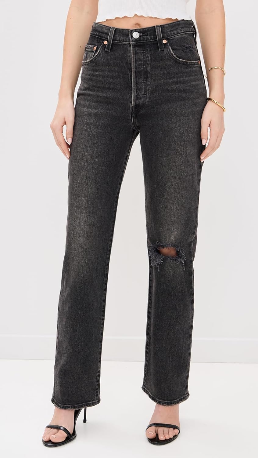 Levi's Womens Ribcage Full Length Jeans - Image 2