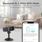 Hidden Camera 4K Ultra HD, Mini WiFi Spy Camera with Night Vision, Motion Detection & Real-Time App Alerts, SD Card & Cloud Storage, Battery Powered Indoor Security Camera for Home & Office