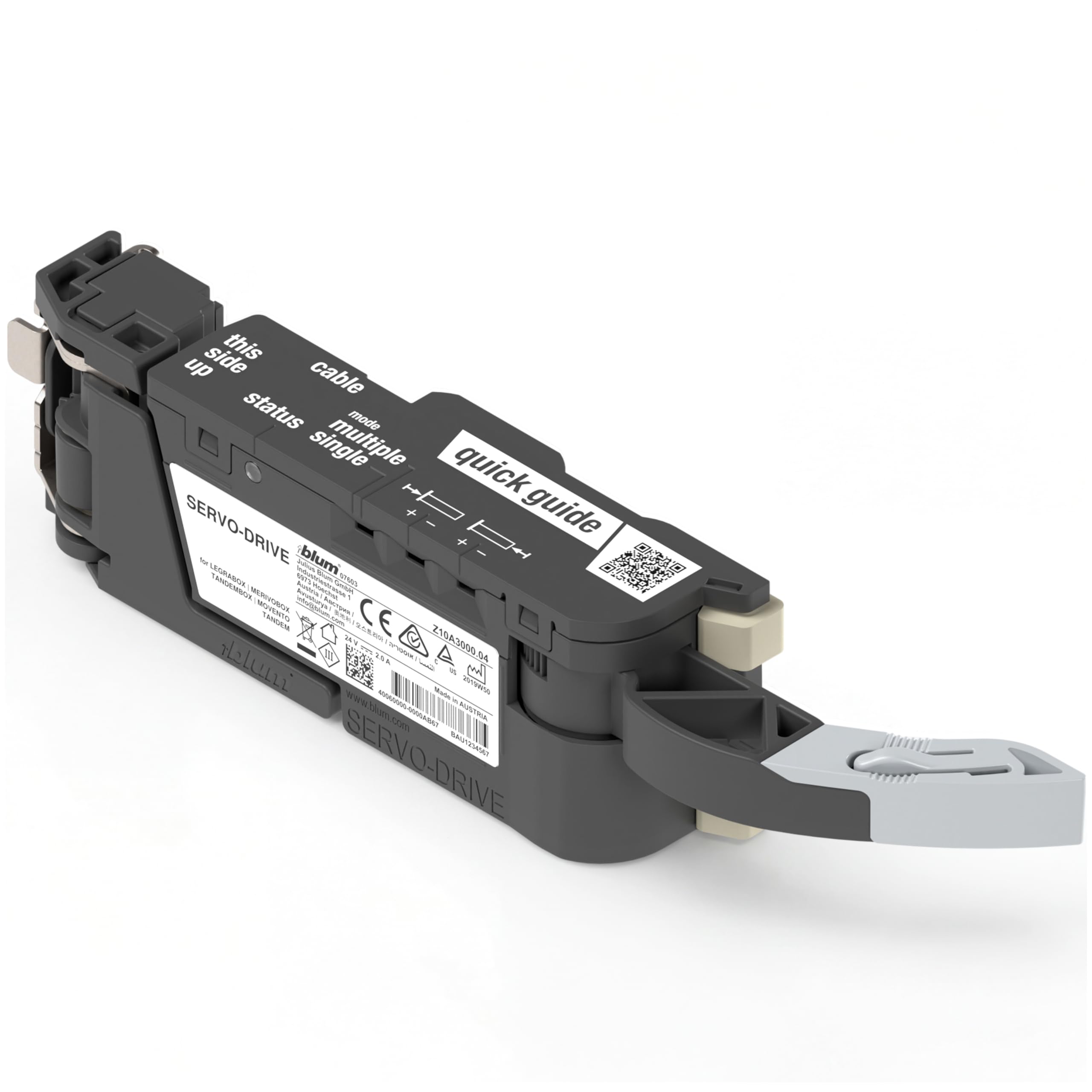 Unidad de accionamiento SERVO-DRIVE de Blum I Apertura automática de cajones, gavetas y extraíbles I Accesorio de lujo