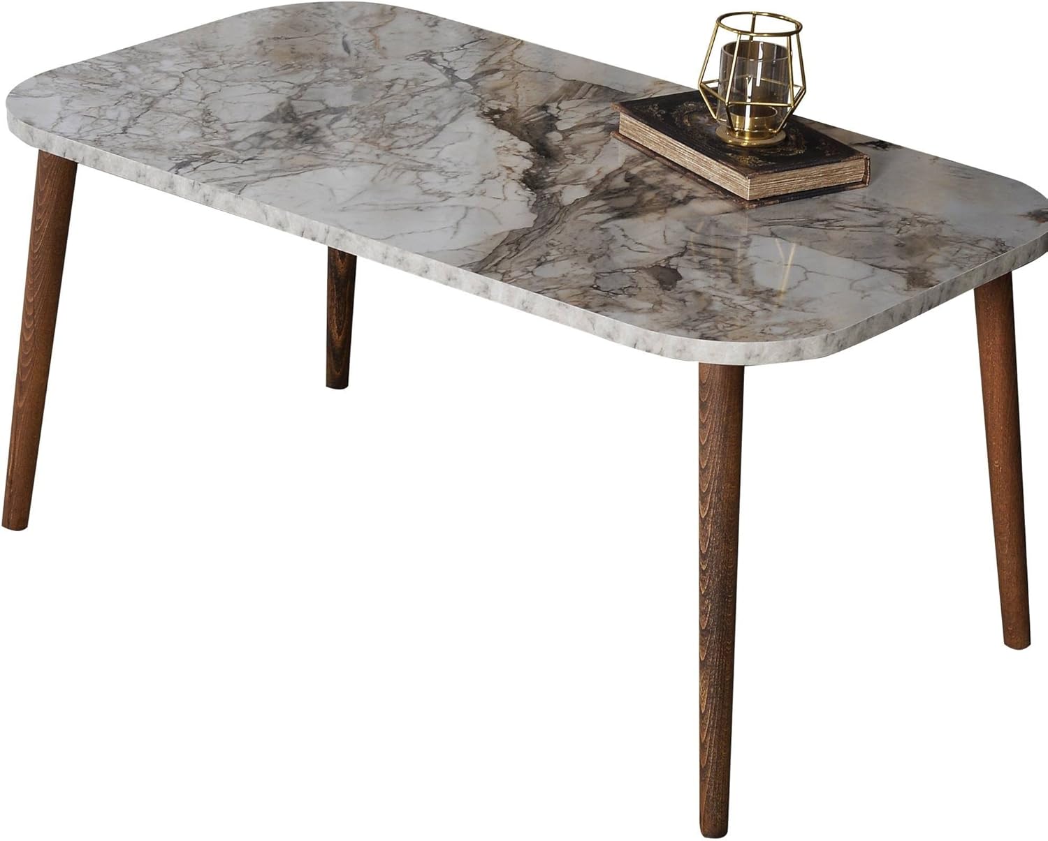 Coffee Table,Modern Style Rectangular Coffee Table for