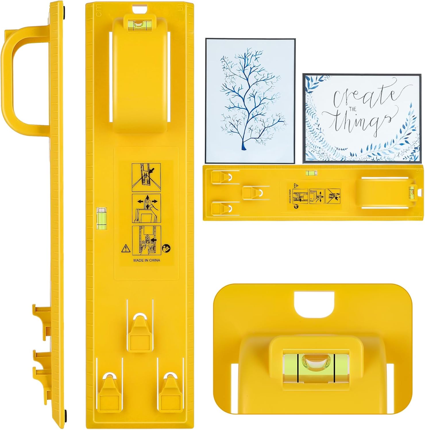 Zuimei 1PCS Picture Frame Hanging Tool with Level Easy Frame Picture