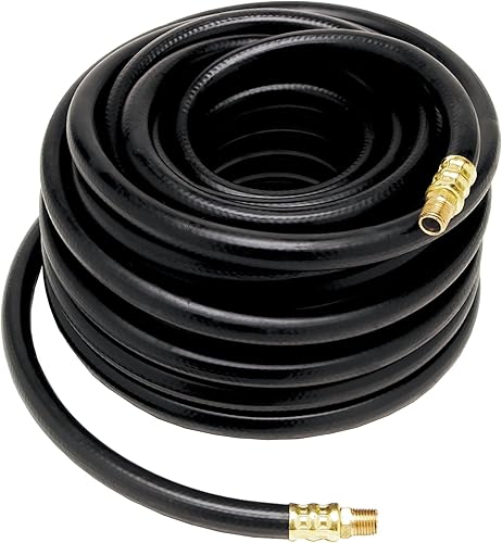 Miniatura 9 de Performance Tool Manguera de aire híbrida M628 de 38 pulgadas x 25 pies, flexible, duradera y resistente a las torceduras para uso profesional y