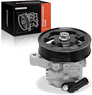 A-Premium Power Steering Pump, with Pulley, Compatible with Honda CR-V 2002 2005-2011, Accord 2006-2007, Element 2006-2011 & Acura RDX 2007-2012, TSX 2006-2008, RSX 2002-2006, 2.0L 2.3L 2.4L