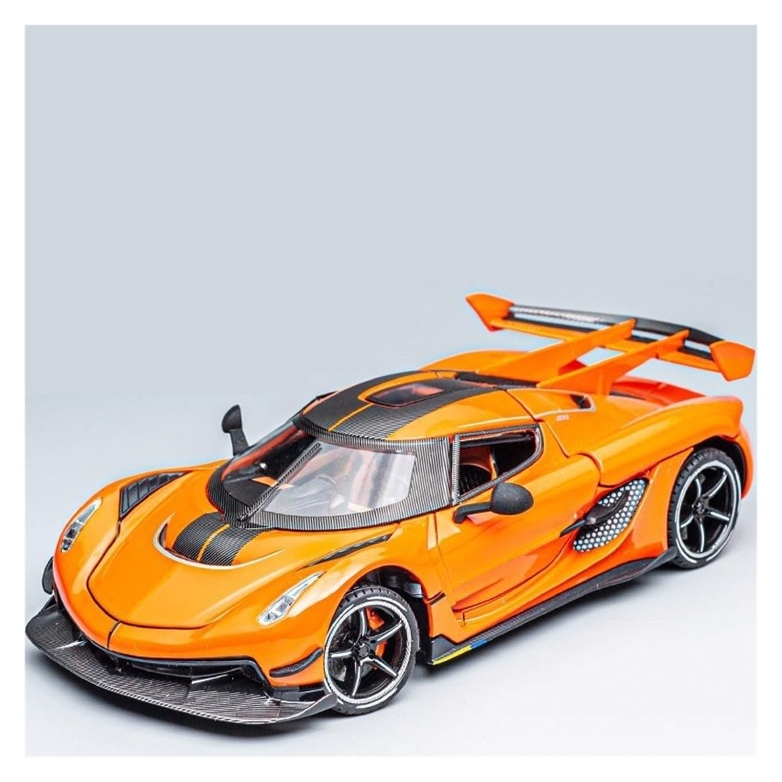 OnaiC Diecast Modello 1:24 Per Koenigsegg Per Jesko Modellino Auto In Lega Di Metallo Pressofuso Modellino Auto Da Collezione(arancia)