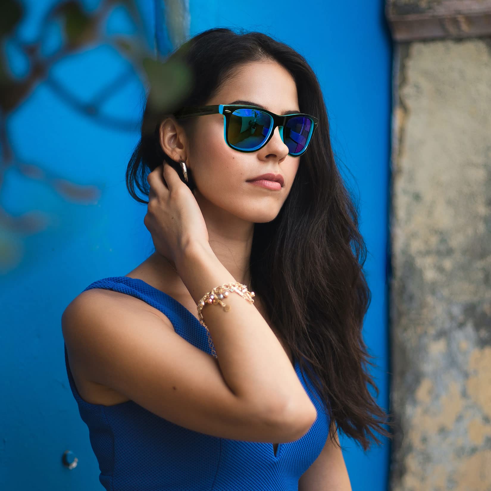 Joopin Occhiali da Sole Uomo Donna Polarizzati Classici Quadrati UV400 Protezione per Guida Pesca Guidare Golf Retrò Anni 80 Design Sunglasses