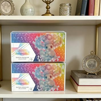 Rainmae 3 Pack SPC Plastic Protectors for Prismatic Evolutions Super Premium Collection Box, Thick Display Box Compatible with Prismatic Evolutions Super Premium Collection Box Ultimate Collectible