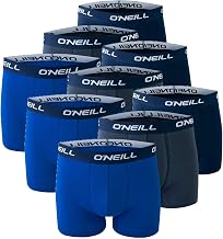 O'Neill 9 Pack Men's Basic Boxer Shorts with Logo Cotton Sport Black Grey Blue S M L XL XXL