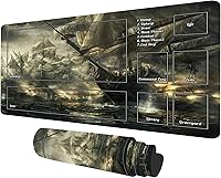 Vista 7 de MTG - Alfombrilla de juego de mesa de 23.6 x 13.7 pulgadas, alfombrilla de juego para MTG, TCG, CCG, tarjetas, juegos, mesa grande, tapete de juego