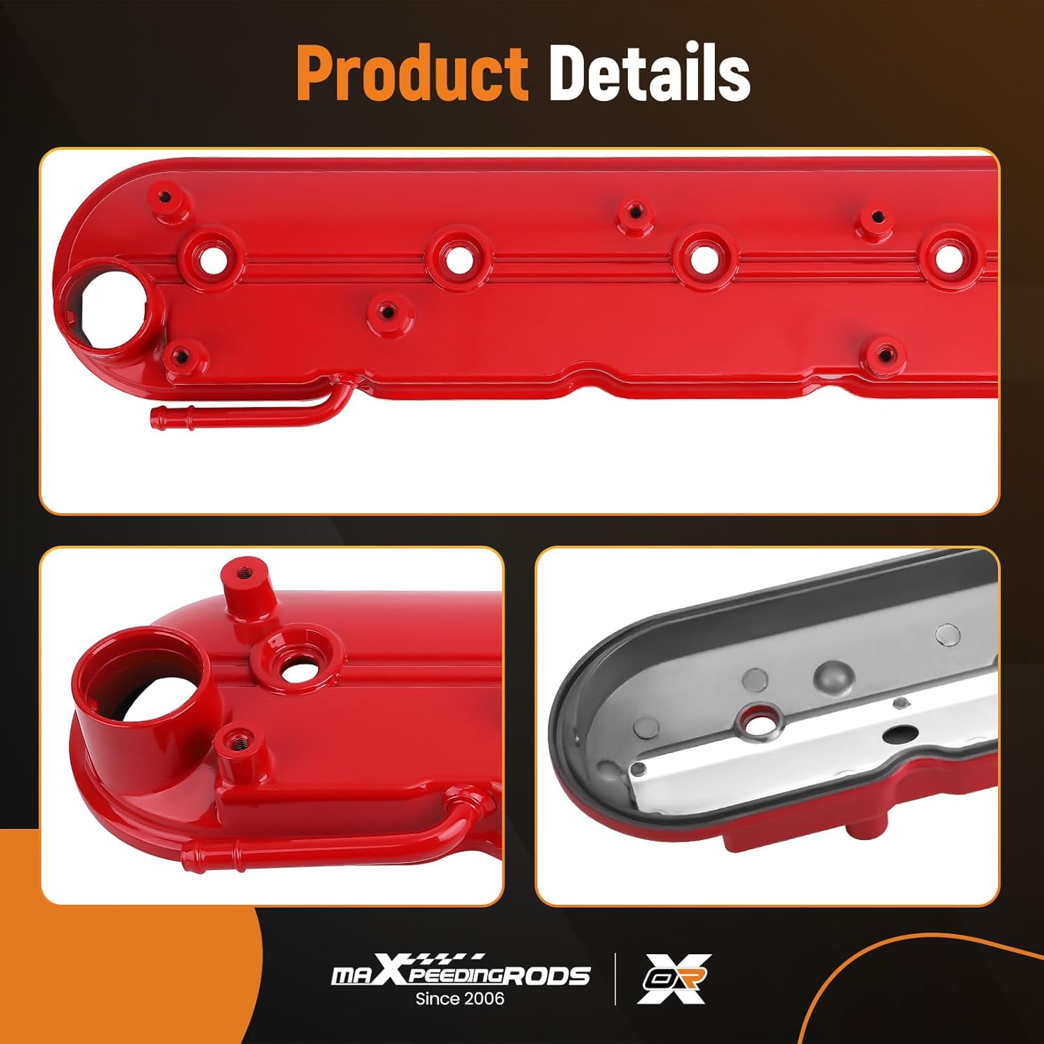 maXpeedingrods Engine Valve Cover for Cadillac Escalade ESV EXT 2009-2013 for Chevrolet Avalanche 2009-2013, for Camaro 2010-2015 for Hummer H2 2009 Replace 264-969, 12639758