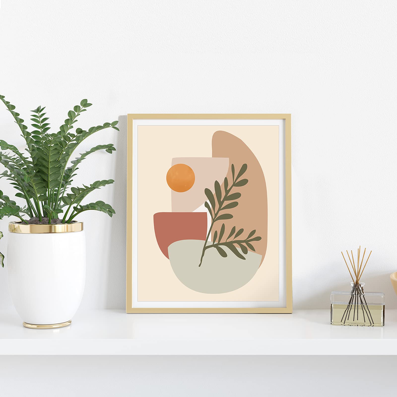 9 Pieces Abstract Wall Art Minimalist Wall Art Prints Minimalist Boho