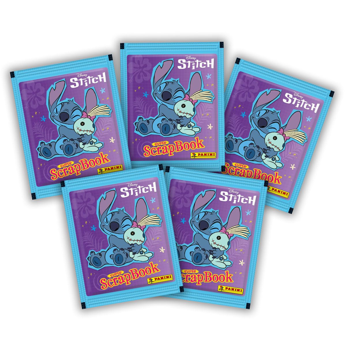 Disney Stitch Super Scrapbook Sticker Album - Box da 36 Bustine Panini