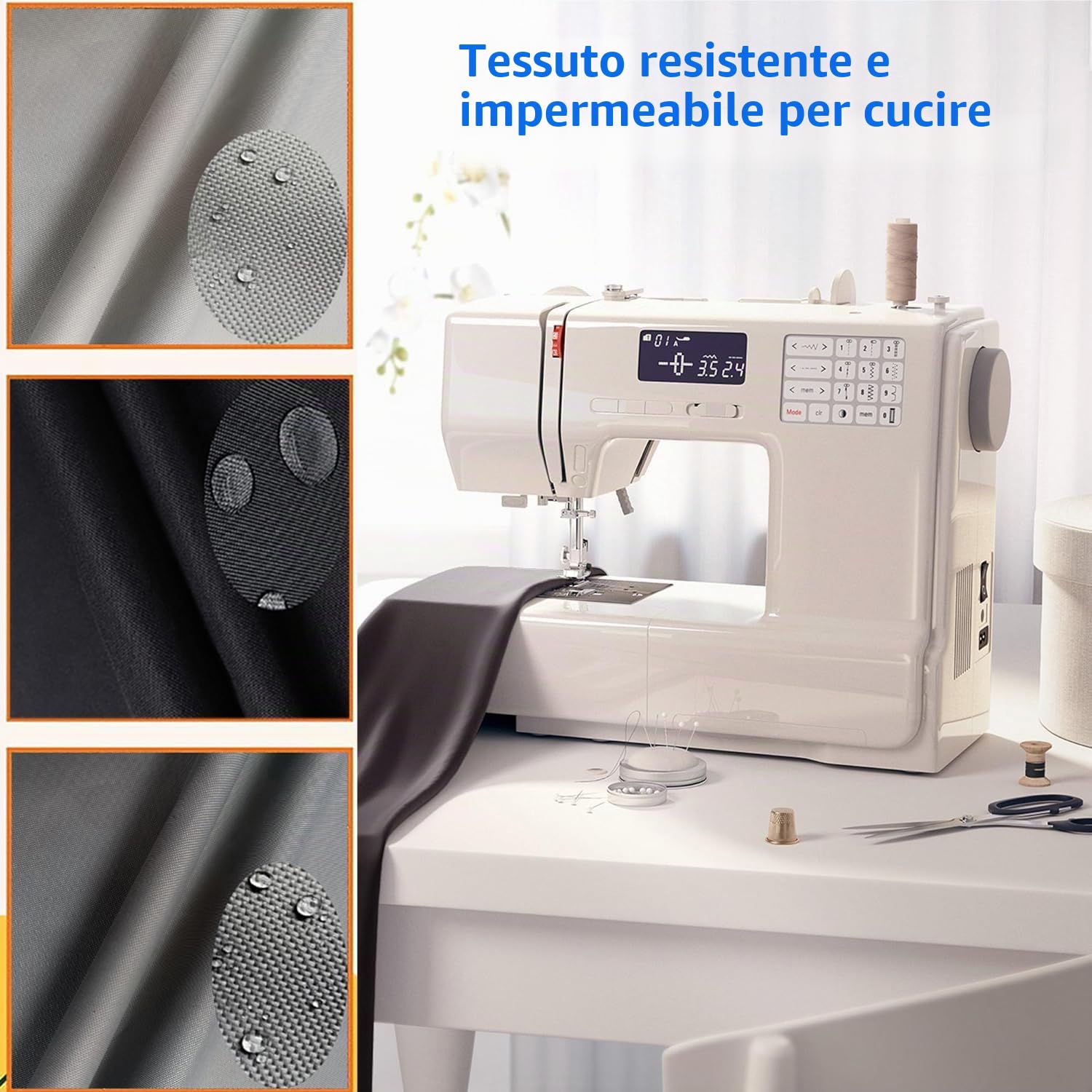 Tessuto impermeabile 600 denier canvas resistente agli strappi per cucire cuscini esterno