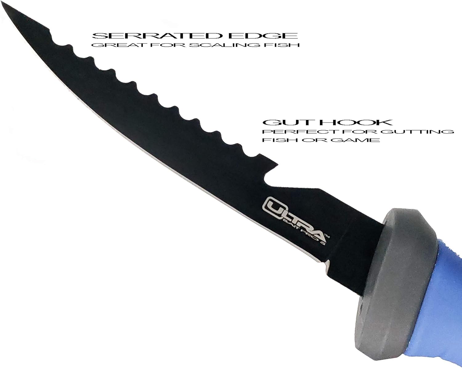 Ultra Fishing Fillet Knives (5" Bait Knife) Fresh Or Saltwater. Filet Knives for Filleting Fish, Meat, & Deer. German G4116 Stainless-Steel Blades, Non-Slip Handles, Protective Nylon Sheath. : Sports & Outdoors