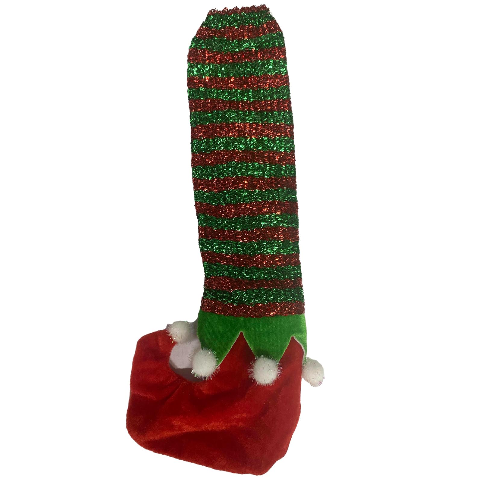 Tsophreniq Green Striped Table Leg Covers Chair Foot Covers Decoration Feet Socks for Christmas Gatherings Christmas Cover Green Striped Cute Pattern Soft and Slip Resistant
