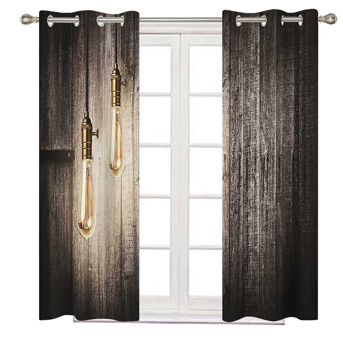 NICETOWN Paneles De Cortinas Cortas Para Oscurecer La Habitación, Con